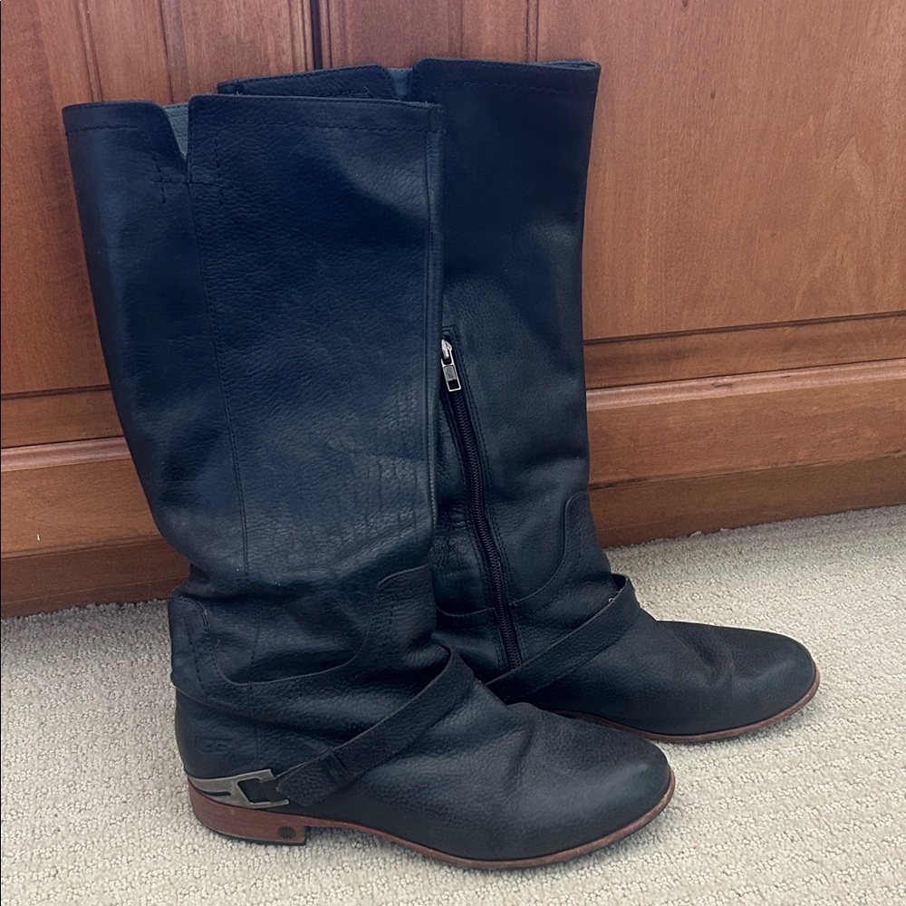 UGG Black Riding Boots